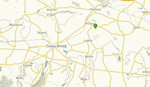 Klučov, Central Bohemian Map