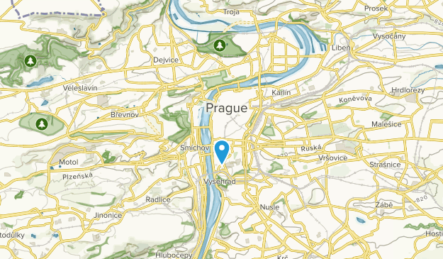 Praha, Hlavní město Praha Map