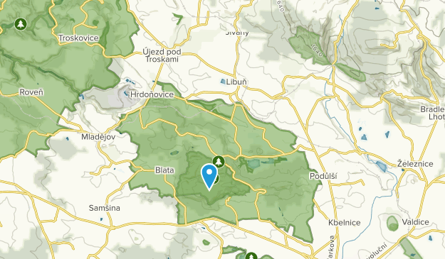 Libuň, Región de Hradec Králové Map