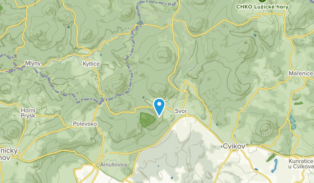 Svor, Región de Liberec Map