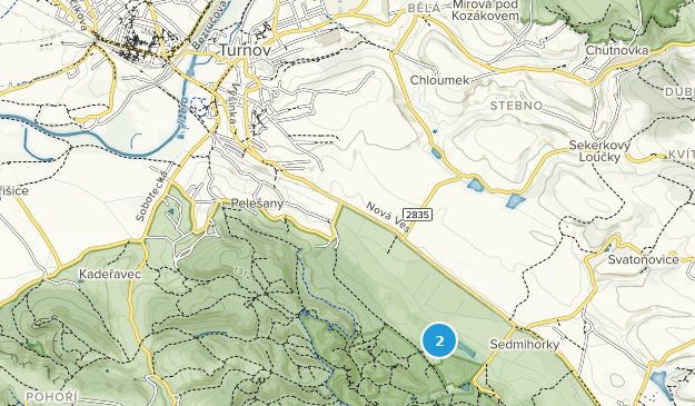 Turnov, Región de Liberec Map