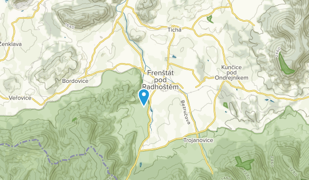Frenštát pod Radhoštěm, Región de Moravia-Silesia Map