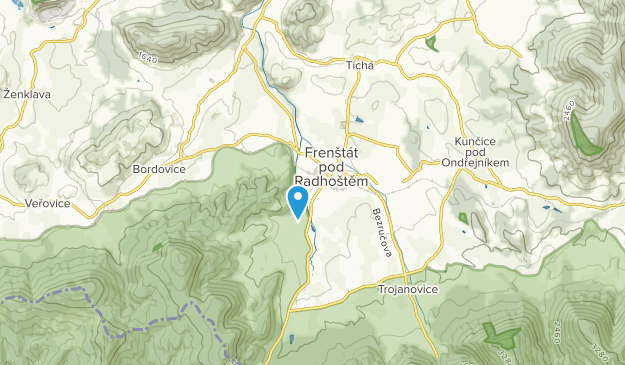 Frenštát pod Radhoštěm, Moravian-Silesian Map
