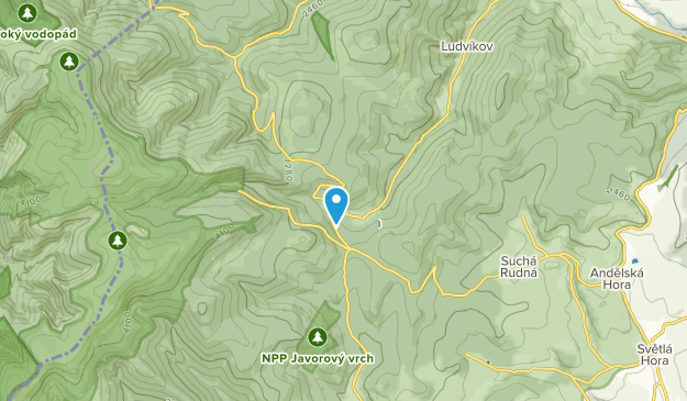 Karlova Studánka, Moravian-Silesian Map