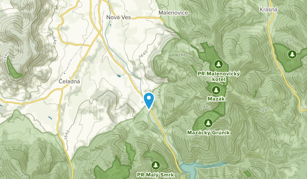 Ostravice, Moravian-Silesian Map