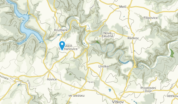 Staré Těchanovice, Moravian-Silesian Map