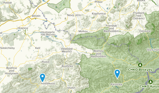 Nový Jičín, Moravskoslezský Map