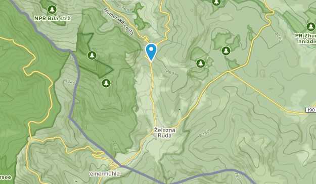 Železná Ruda, Plzeň Map