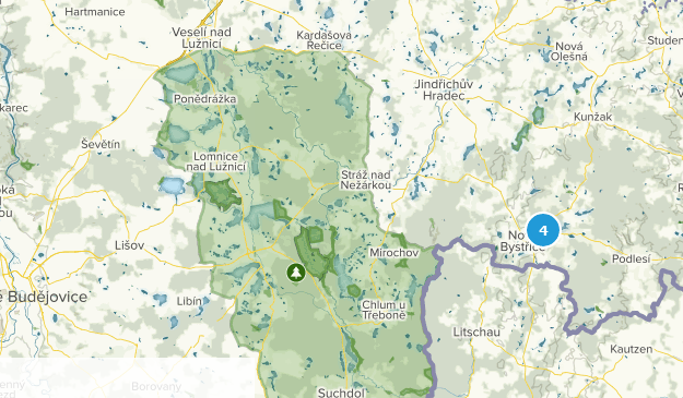 Albeř, Jihočeský kraj Map
