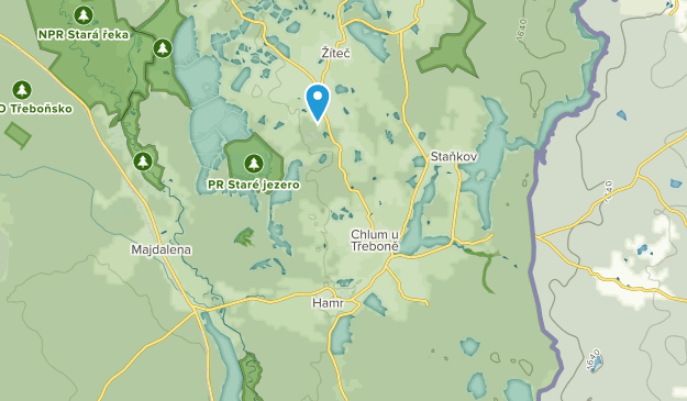 Chlum u Třeboně, Jihočeský kraj Map