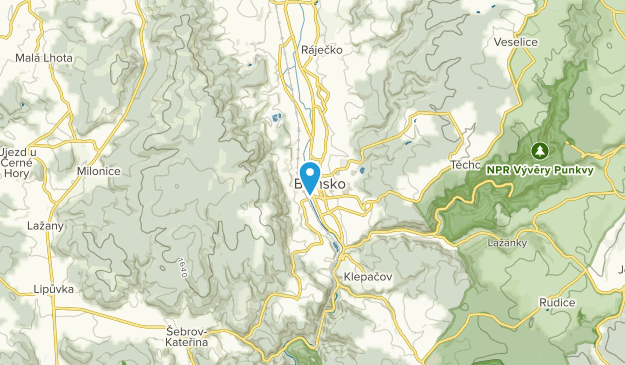 Blansko, South Moravian Map