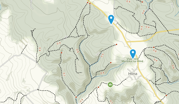 Hlína, Región de Moravia Meridional Map