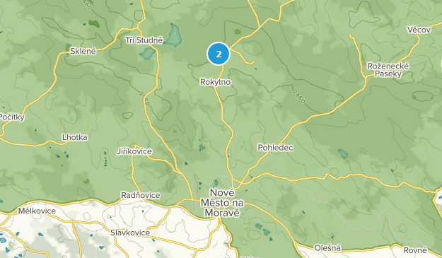 Nové Město na Moravě, Vysočina Map