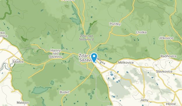 Žďár nad Sázavou, Vysočina Map