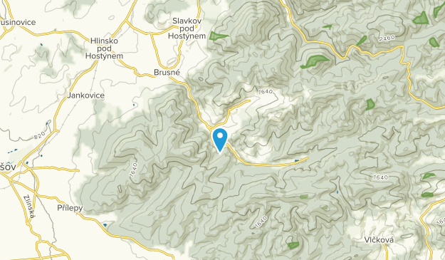 Rusava, Zlínský kraj Map