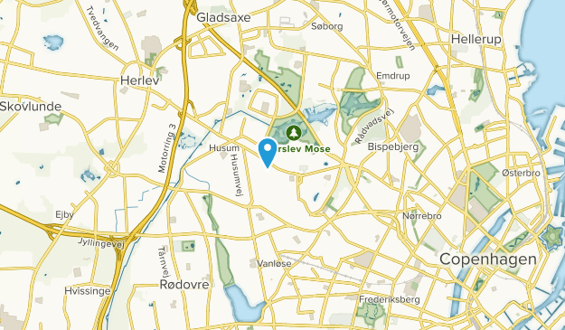 Brønshøj, Región Capital Map