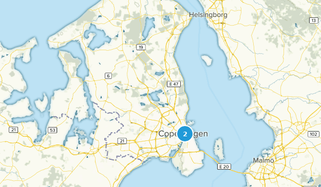Hillerød, Región Capital Map