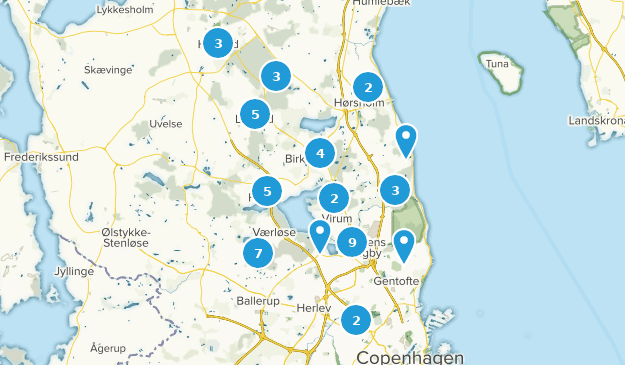 Hillerød, Capital Region of Denmark Map