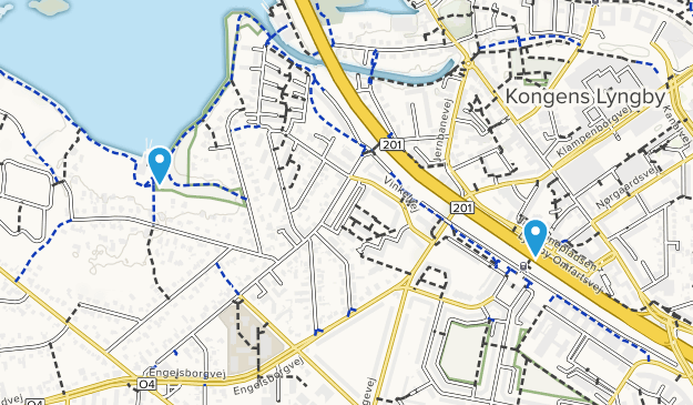 Kongens Lyngby, Región Capital Map
