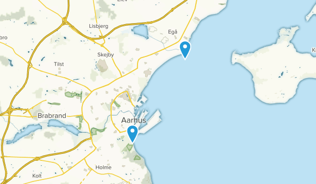 Aarhus, Central Denmark Map
