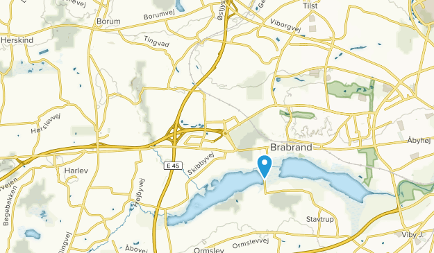 Brabrand, Jutland-Central Map