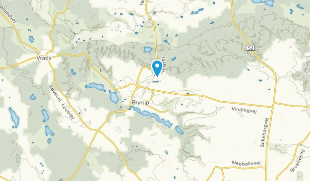 Bryrup, Jutlandia Central Map