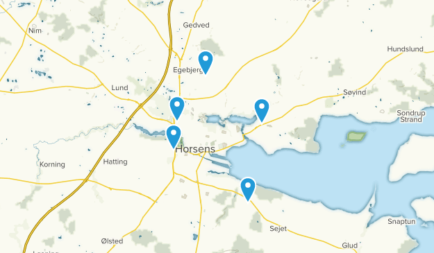 Horsens, Central Denmark Map