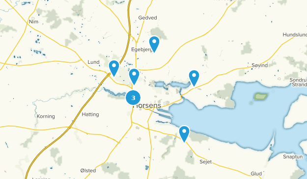 Horsens, Region Midtjylland Map