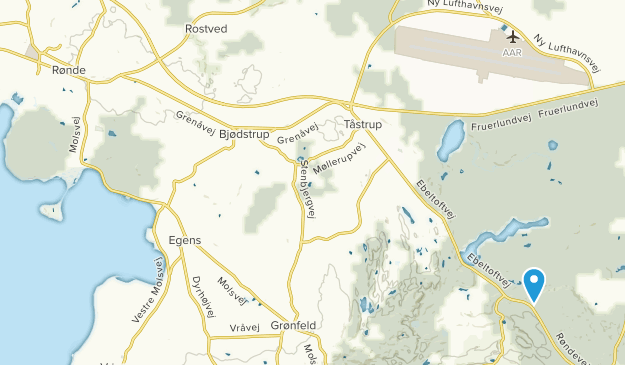 Rønde, Jutland-Central Map