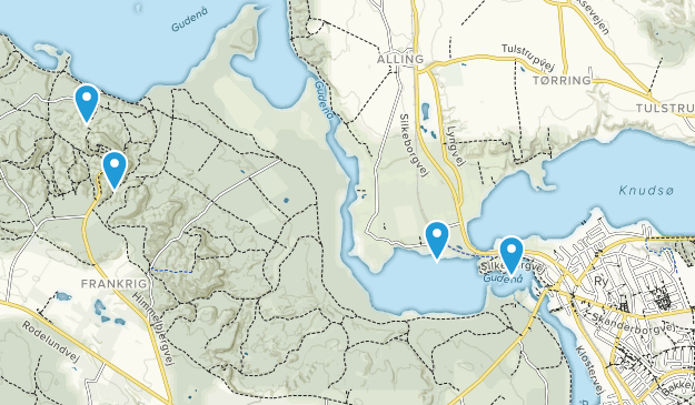 Ry, Central Denmark Map
