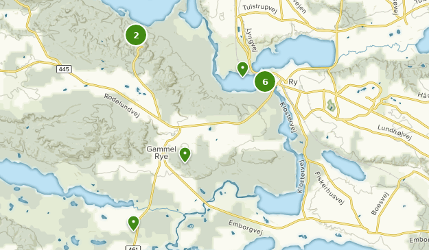 Ry, Central Denmark Map