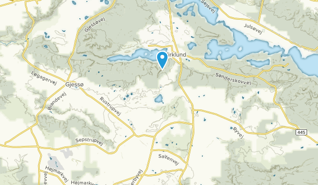 Them, Central Denmark Map