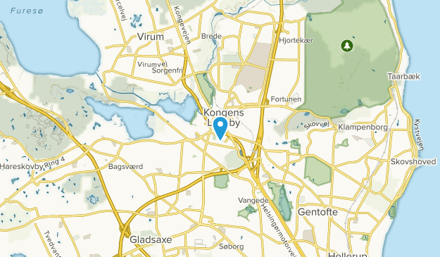 Kongens Lyngby, Hovedstaden Map