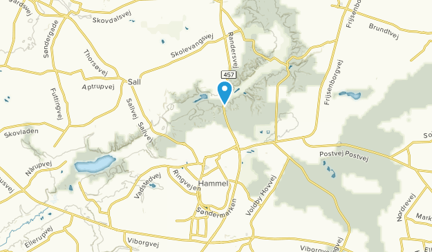 Hammel, Midtjylland Map