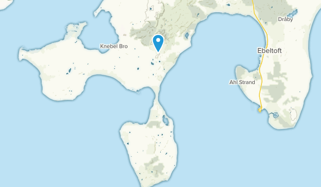 Knebel, Midtjylland Map