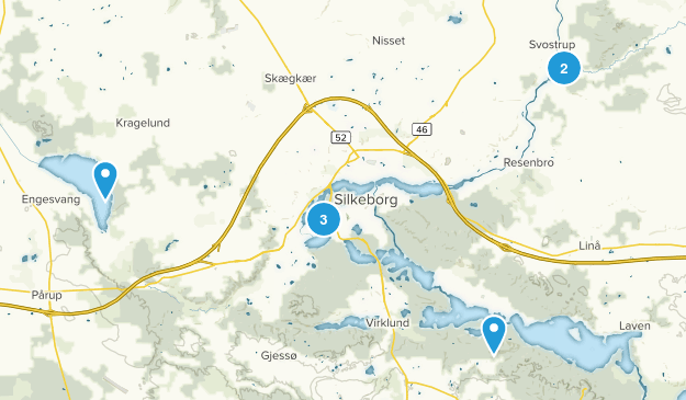 Silkeborg, Midtjylland Map
