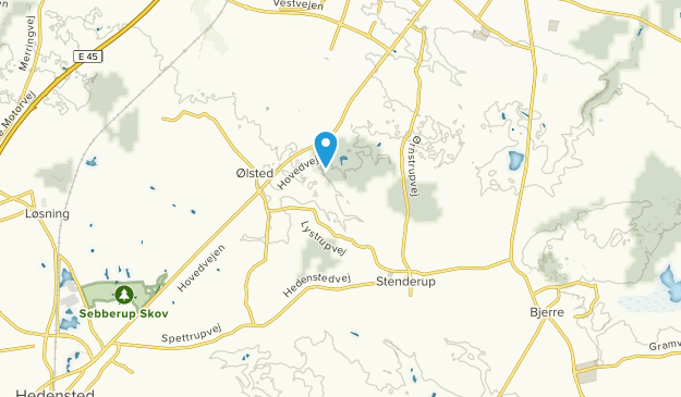 Stenderup, Midtjylland Map