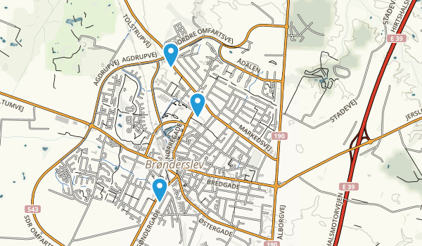 Brønderslev, Nordjylland Map