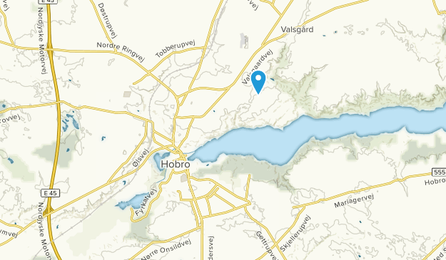 Hobro, Jutlandia Septentrional Map