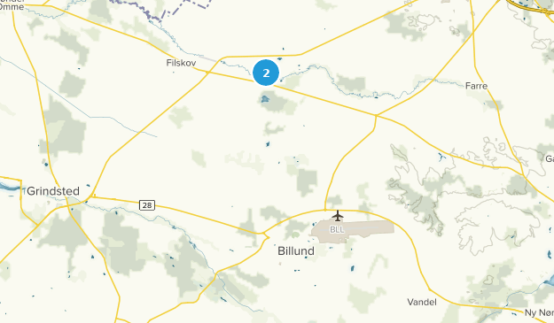 Billund, Region of Southern Denmark Map