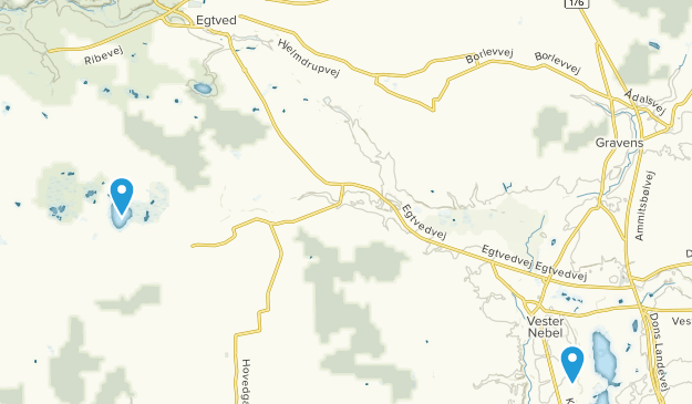 Egtved, Dinamarca Meridional Map