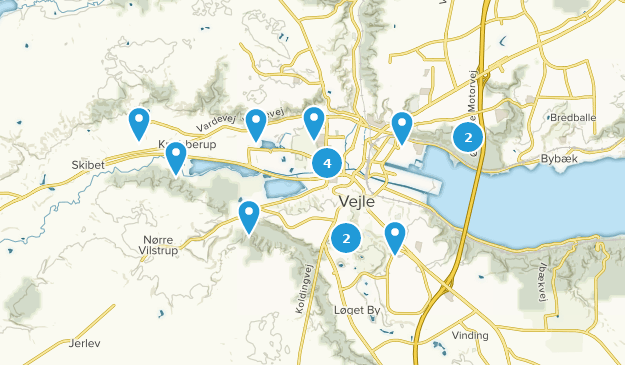 Vejle, Region of Southern Denmark Map