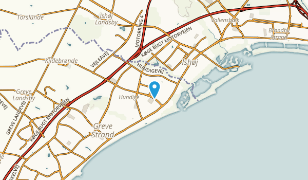 Hundige, Sjælland Map