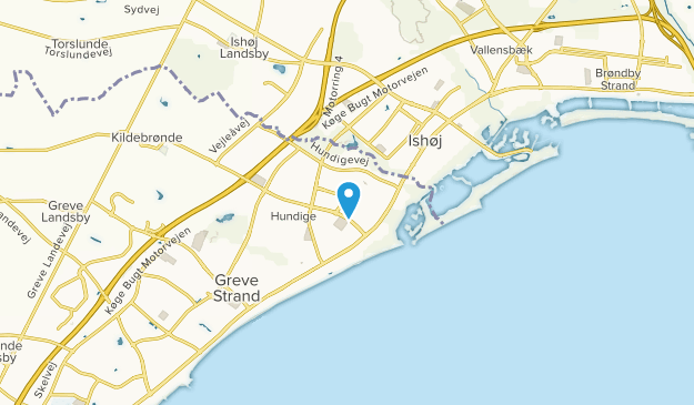 Hundige, Sjælland Map