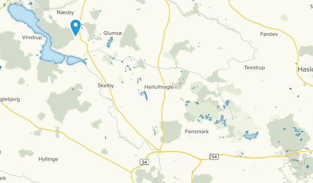 Holmegaard, Selandia Map