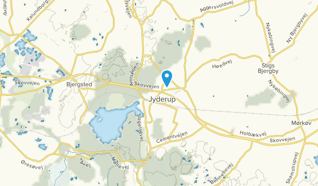 Jyderup, Selandia Map