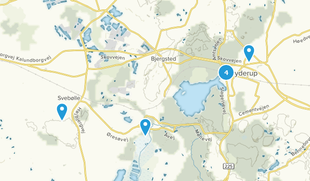 Jyderup, Selandia Map