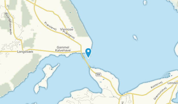 Kalvehave, Seeland Map