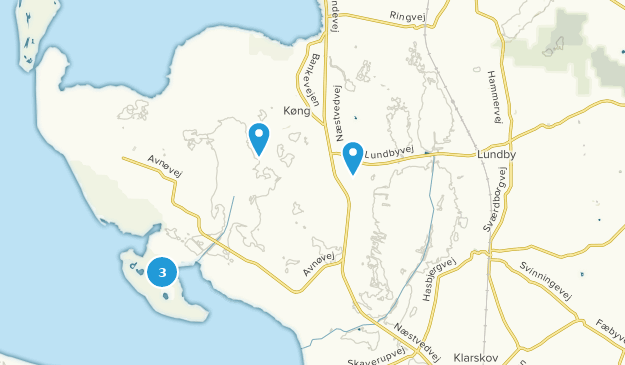 Lundby, Zealand Map