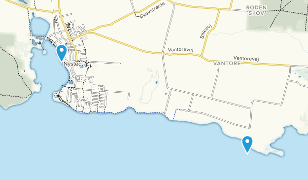 Nysted, Selandia Map